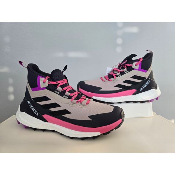 Adidas Terrex Free Hiker 2 GTX BOOST Wonder Beige Pink Women’s 8.5 NWT No Box - Picture 1 of 8